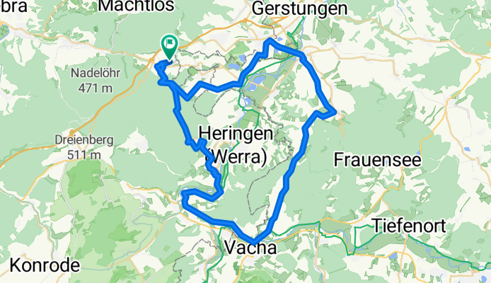 Heringen Philippsthal Berka von und nach Hönebach