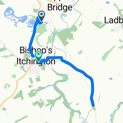 14 Lias Crescent, Southam to 7 Lakin Dr, Southam