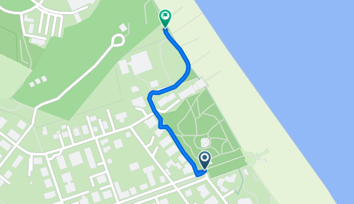 Am Kurpark 1c, Baabe nach Von-Lindequist-Weg 1, Sellin