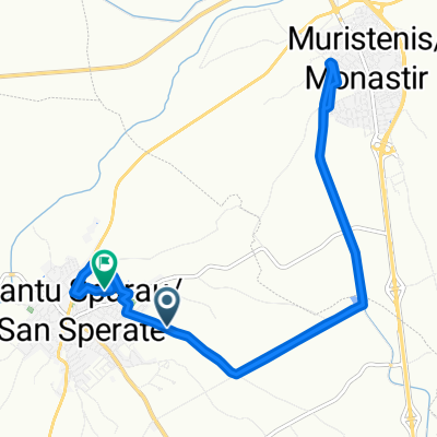 Da Via Santa Suja, San sperate a Via Cedrino 26, San Sperate