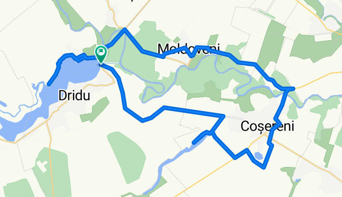 Dridu MTB 37 km Dridu - Cosereni - Moldoveni - L. Dridu - Dridu-Snagov - Dridu
