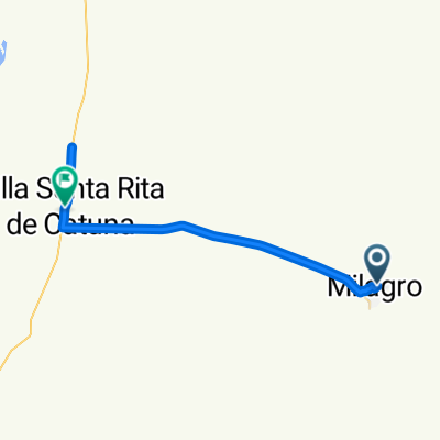 De Facundo Quiroga, El Milagro a Ruta Nacional 79, Santa Rita de Catuña