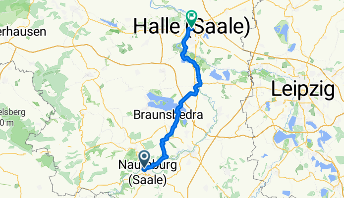 Naumburg - Goseck - Halle (Saale)