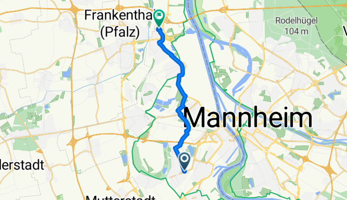 Hochfeldstraße, Ludwigshafen nach Madrider Weg 17, Ludwigshafen