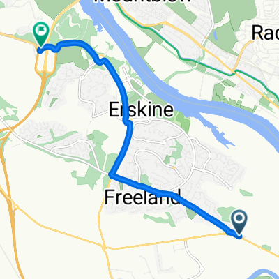 Greenock Road, Inchinnan, Renfrew to A726, Bishopton