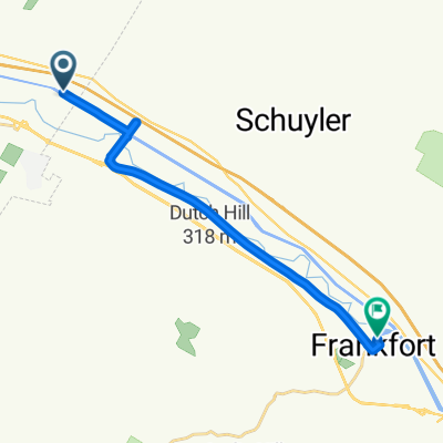 Route to 101–199 Marina Park Dr, Frankfort