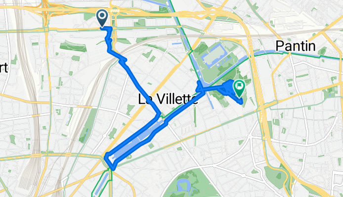 De Boulevards des Maréchaux 16, Paris à Pavillon Janvier, Paris