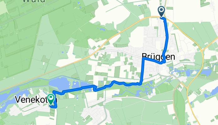 Birkenweg 35, Brüggen nach Niederkr Venekoten Parkplatz, Niederkrüchten