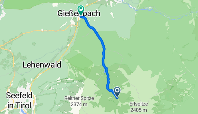 Eppzirlalm 1, Zirl nach Gießenbach 237, Scharnitz