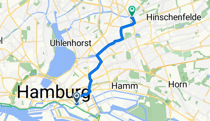 Sonninstraße 24, Hamburg nach Lothringer Straße 27, Hamburg