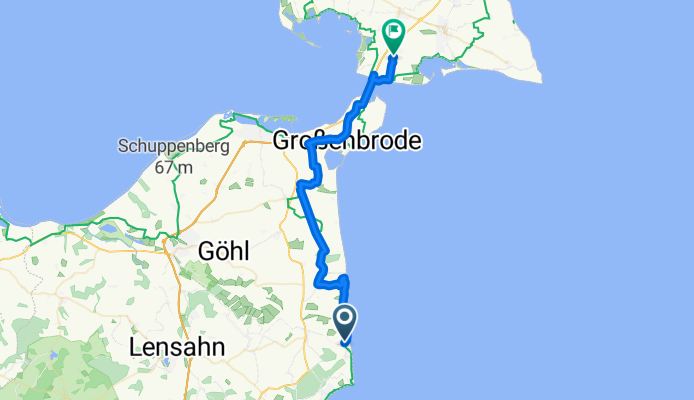 Lange Wiese 9, Dahme nach Schaarwisch 10, Fehmarn