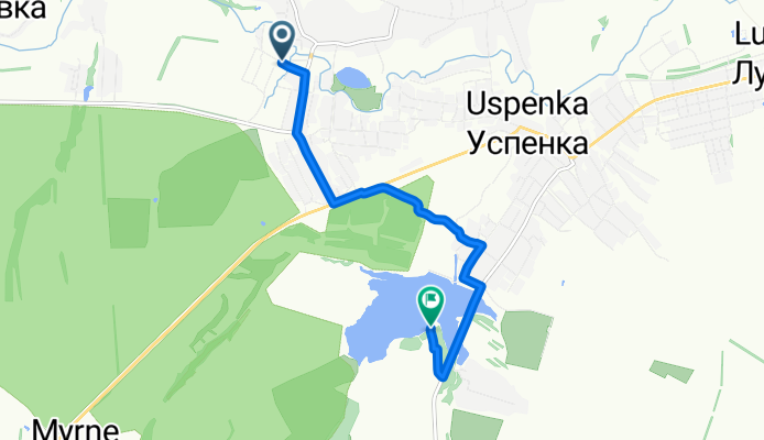 От улица Садовая, Успенка до Лутугинский район