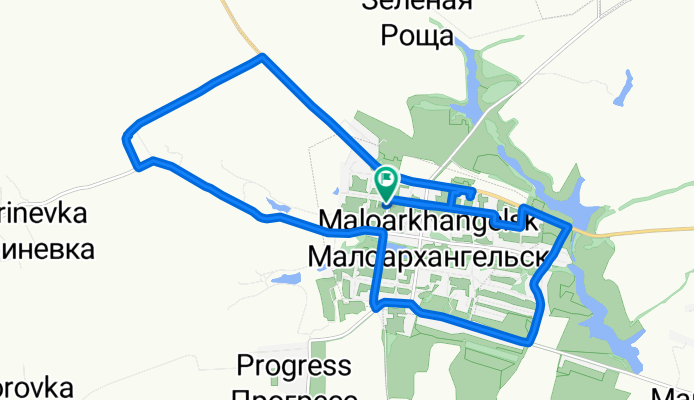 От Интернациональный переулок, 29, Малоархангельск до Интернациональный переулок, 29, Малоархангельск