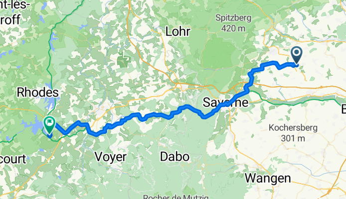 Recovered Route
