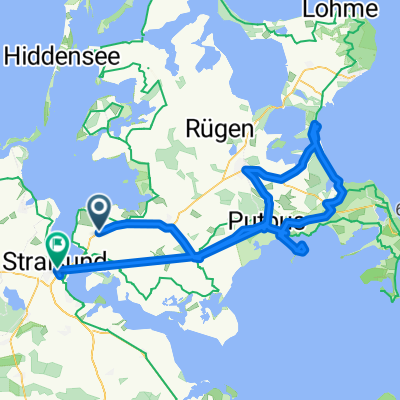 E22, Altefähr nach Kreuzweg 7, Stralsund