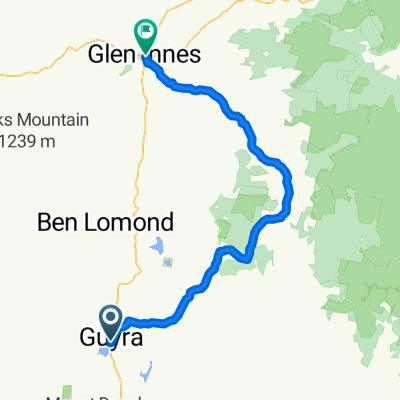 Guyra to Glen Innes via Pinket Rd