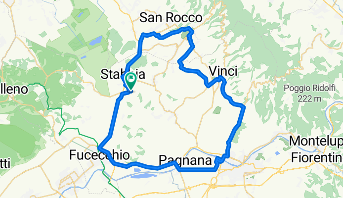 Via Corte 8, Cerreto Guidi naar Via Corte 8, Cerreto Guidi