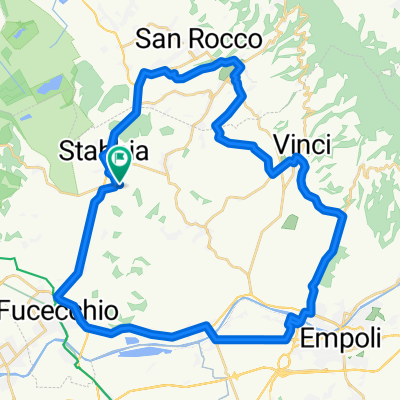 Via Corte 8, Cerreto Guidi naar Via Corte 8, Cerreto Guidi