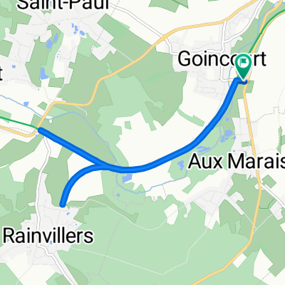 De Rue Jean Jaurès 32, Goincourt à Rue Jean Jaurès 32, Goincourt