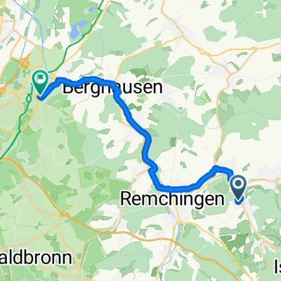 Schwarzwaldstraße 6, Kämpfelbach nach Grötzinger Straße 2–6, Karlsruhe