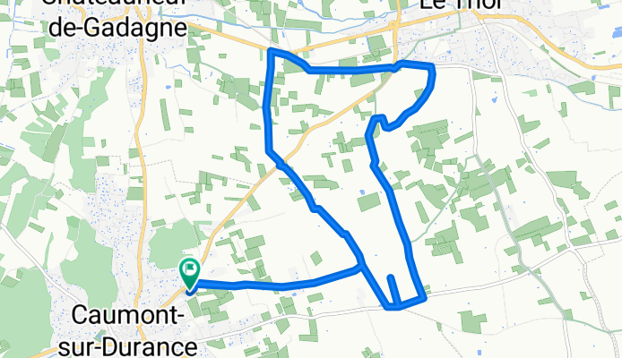 De Allée de la Pie Verte 2, Caumont-sur-Durance à Allée de la Pie Verte 2, Caumont-sur-Durance
