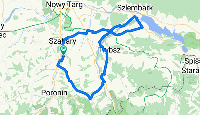 Dom Szaflary - Przy ścieżce rowerowej do okoła jeziora - Dom Szaflary