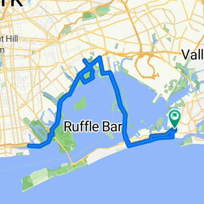 28-05 Brookhaven Ave, New York to 431–599 Beach 28th St, New York