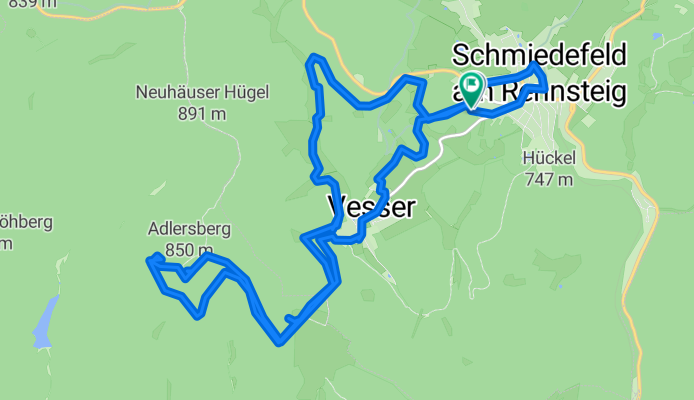 Cruxstraße 21, Schmiedefeld am Rennsteig nach Cruxstraße 21, Schmiedefeld am Rennsteig