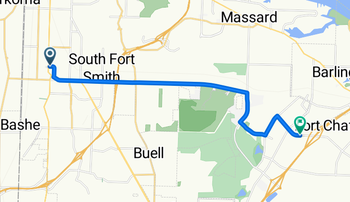Towson Avenue 5513, Fort Smith to Roberts Boulevard 10300, Fort Smith