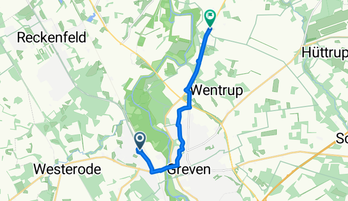 Emsdettener Straße 81, Greven nach Pentrup, Tierheim, Greven