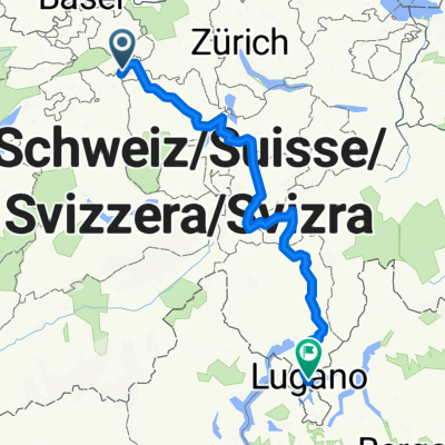 Hubelstrasse 3, Fulenbach nach Piazza della Riforma 1, Lugano