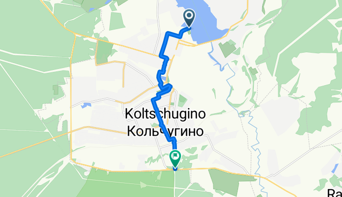 Будущая велодорожка в Кольчугино