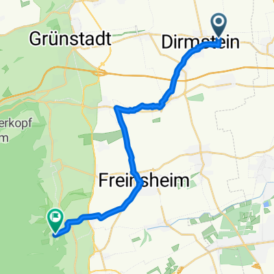 Stahlbergstraße 5, Dirmstein nach L518, Bad Dürkheim