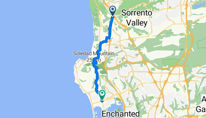 Route to Ingraham St, San Diego