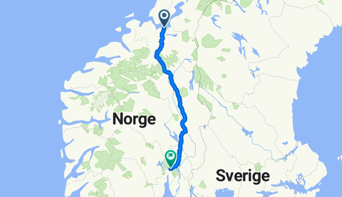 Munkegata 2, Trondheim to Rådhusplassen, Oslo