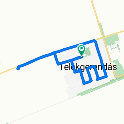 Arany János utca 1, Telekgerendás to Koszna János utca 44, Telekgerendás