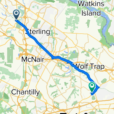 Performance Circle 44790, Ashburn to Glengyle Drive 2620, Vienna