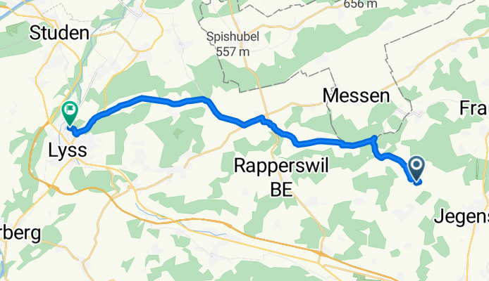 Strücki 40, Iffwil nach Sonnhalderain 11, Lyss