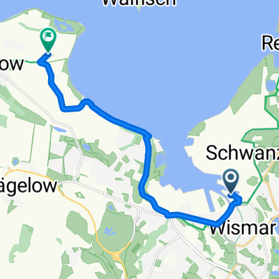 Stockholmer Straße 16, Wismar nach Fliemstorf 56D, Zierow