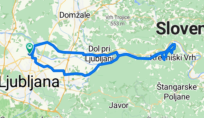 do Kresnice in nazaj