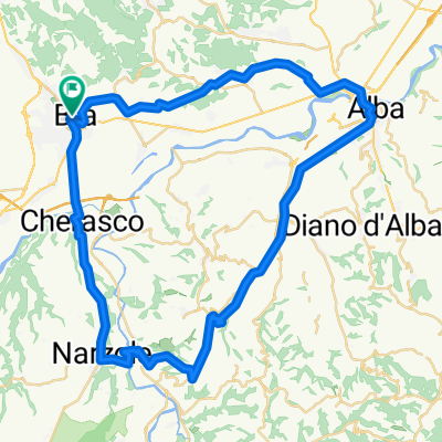 Durch die Weinberge des Piemonts (Bra-Cherasco-Novello-Barolo-Alba)