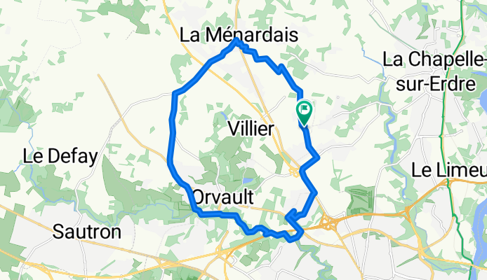 De Route du Verger 50, Treillières à Route du Verger 46, Treillières