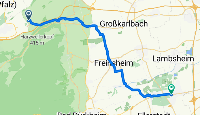 In den Birkengärten 7, Tiefenthal nach Longvicplatz 4, Maxdorf