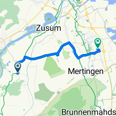 Bäldleschwaige 1, Tapfheim nach Nebelhornstraße 2–4, Asbach-Bäumenheim