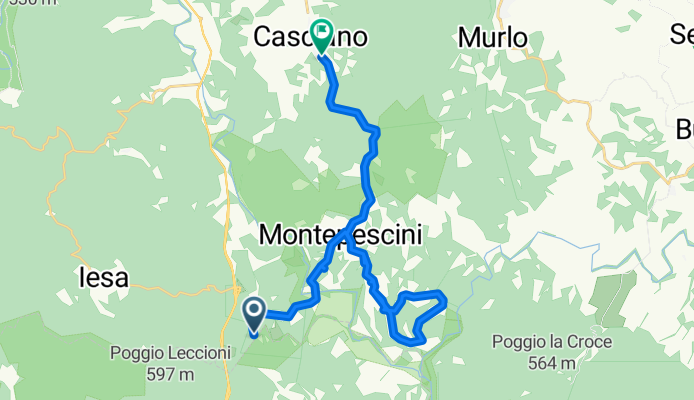 Da Petriolo, a Casciano di murlo