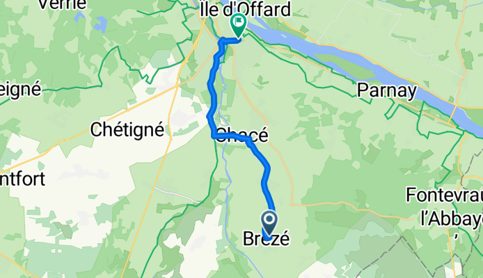 Itinéraire vers 16 Rue de l'Ermitage, Saumur