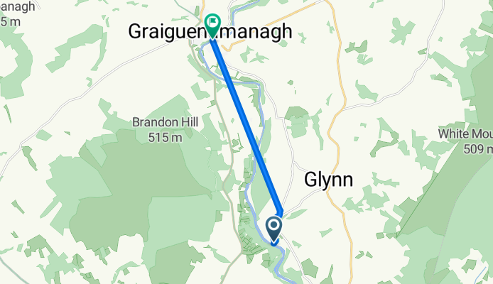 St Mullen to Graiguenamanagh via road