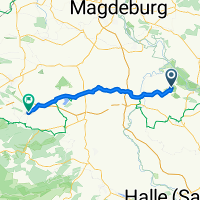 Am Pförtlingsgraben 1, Diebzig nach Gernröder Weg 4C, Quedlinburg