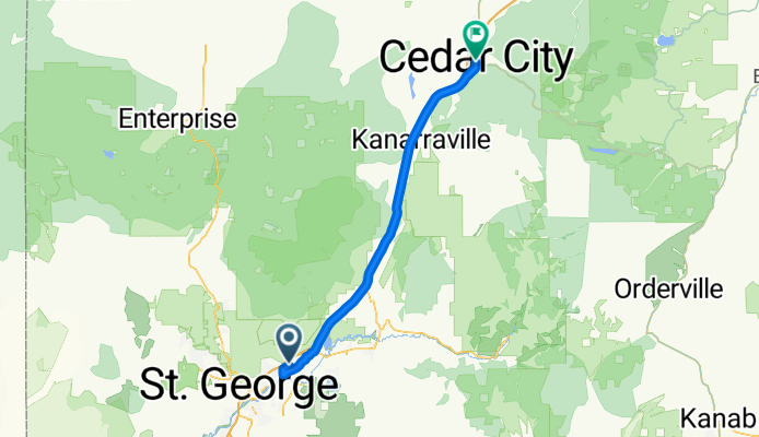 De Grapevine Crossing Rd, Washington a 19 N Main St, Cedar City