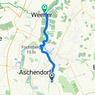 Route nach Zum Schöpfwerk 57, Weener